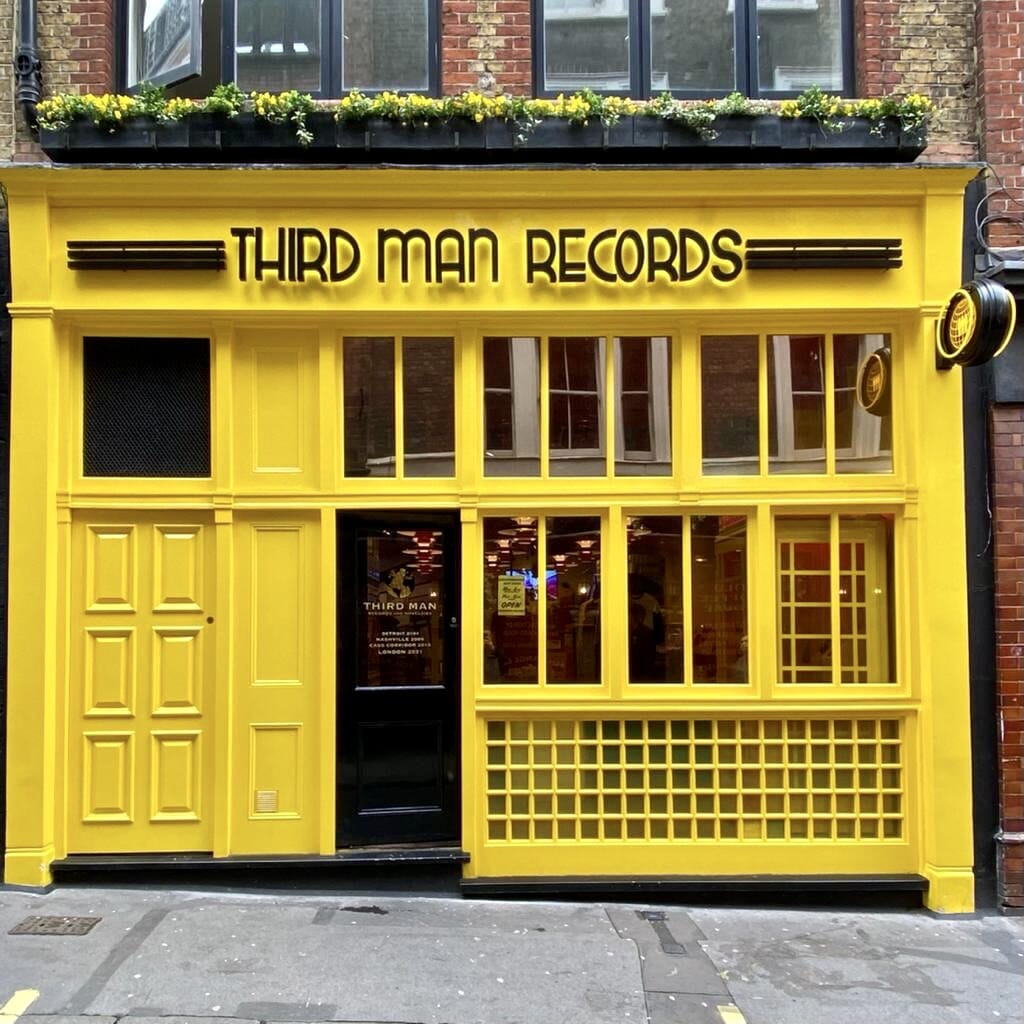 Exterior of Third Man Records, Marshall Street, Carnaby London W1 - Our Journal - Tavistock Bow